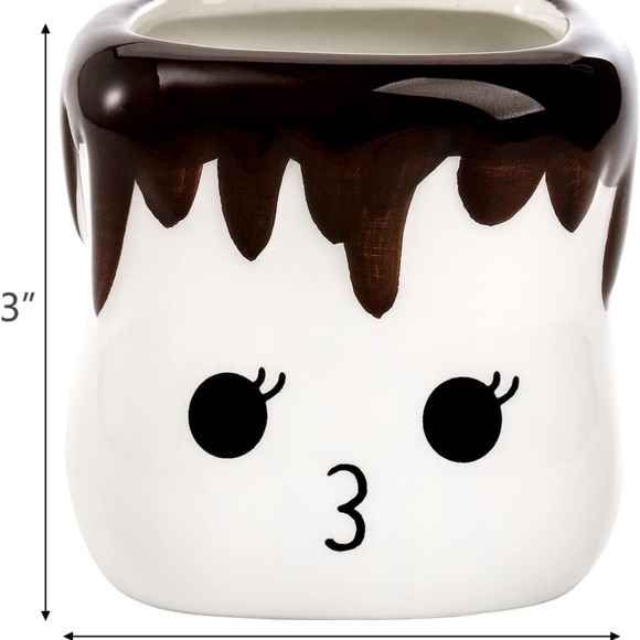 SHENHSA 4 Pack Ceramic Hot Chocolate Mugs, Cute Coffee Mug  4 Pack Ceramic Hot Chocolate Mugs
